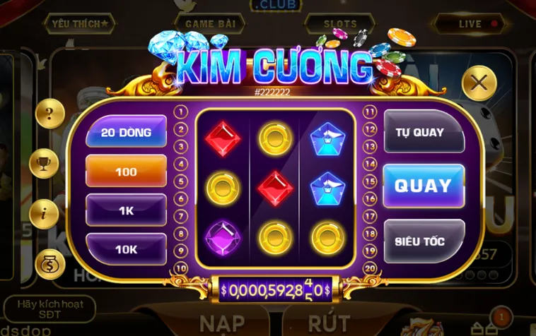Khám Phá Sức Hấp Dẫn Của Minigame Kim Cương Tại HitClub Cổng Game Uy Tín