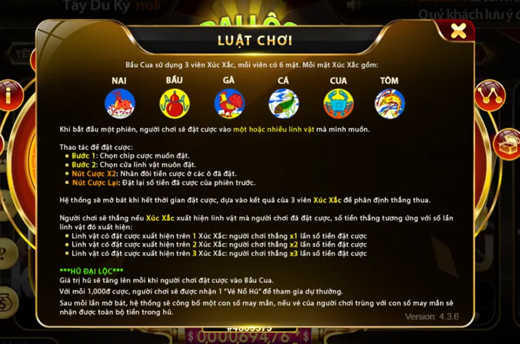 Minigame Bầu Cua Mini Tại HitClub Trải Nghiệm Cá Cược Đẳng Cấp Thần Tốc