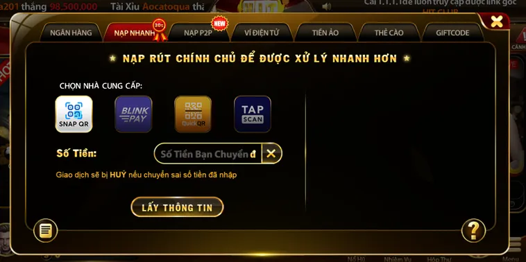 Hướng Dẫn Nạp Tiền HitClub Siêu Nhanh Tận Hưởng Thế Giới Giải Trí Đỉnh Cao