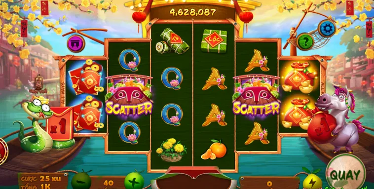 Nổ Hũ Sắc Xuân Chợ Tết Tại HitClub Trải Nghiệm Lễ Hội May Mắn