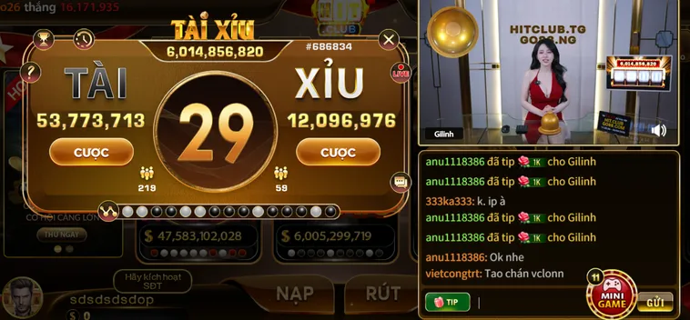 Trải Nghiệm Đỉnh Cao Cùng Tài Xỉu Livestream Tại HitClub Đẳng Cấp Nhất