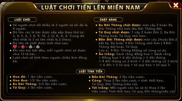 Chinh Phục Tiến Lên Miền Nam Tại HitClub Với Những Ván Bài Đầy Kịch Tính