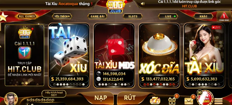 Cổng Game HitClub - Đa Dạng Các Trò Chơi Đổi Thưởng Hấp Dẫn Dễ Dàng Trúng Lớn